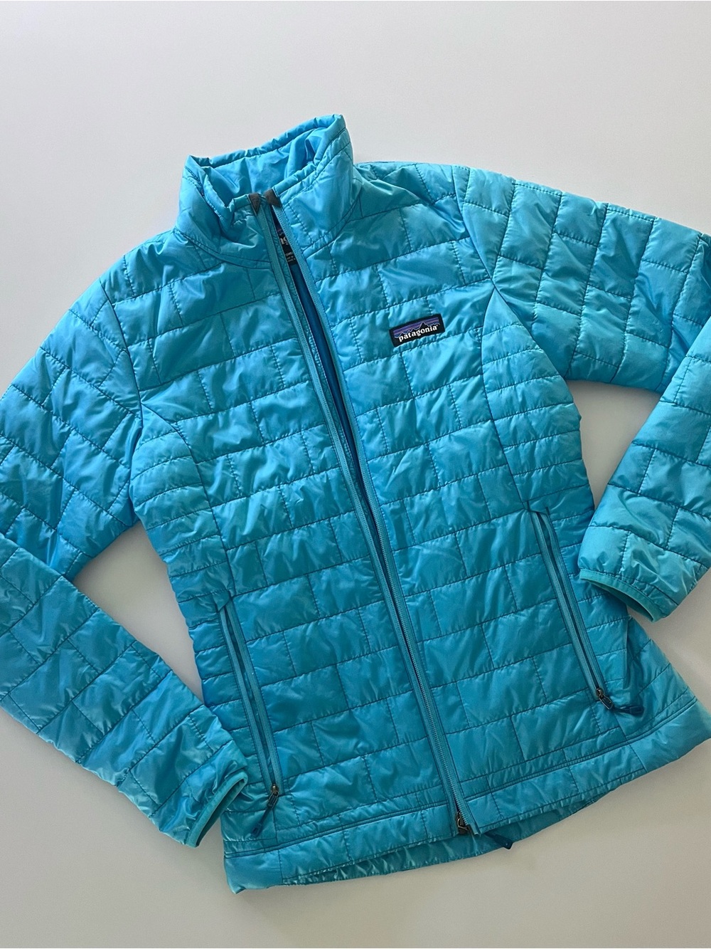 NWOT Like New Patagonia Women’s Turquoise Nanopuff Quilted Lightweight Puffy XS